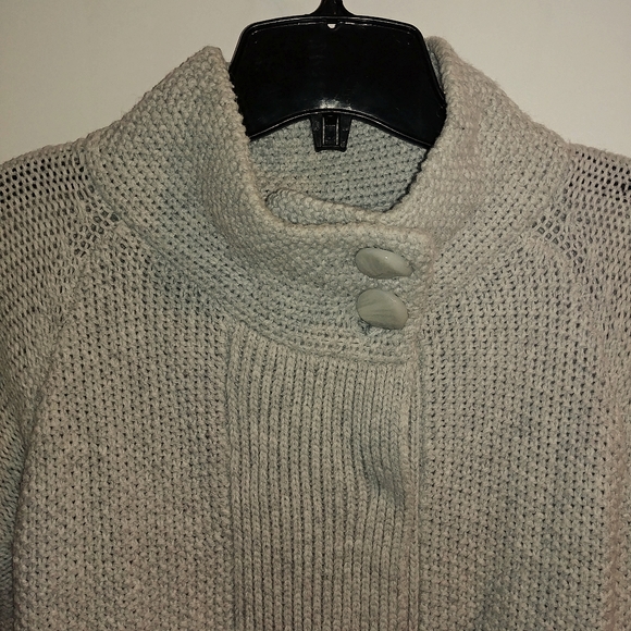 RW&CO Women's Size Extra Small Sweater. Wrap Style Cardigan with Big Buttons. - Picture 2 of 5